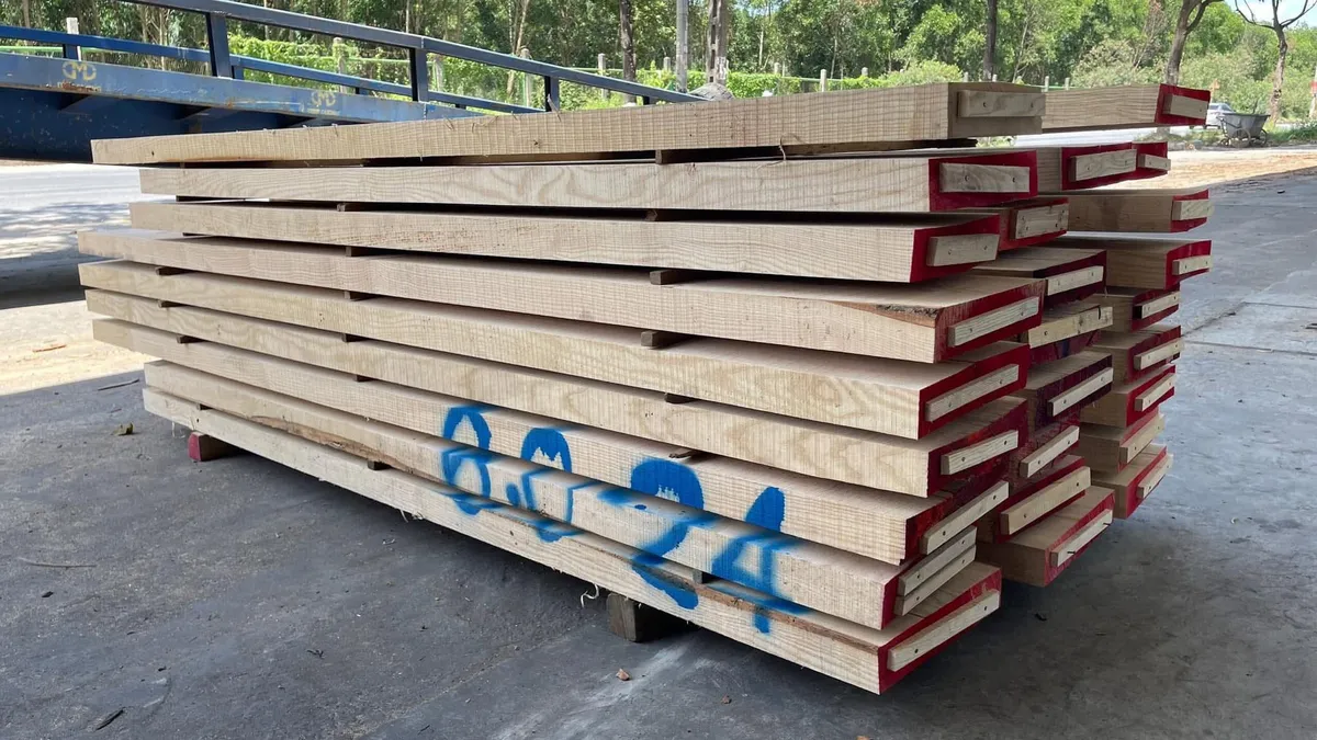 Gỗ tấm tần bì (Ash)